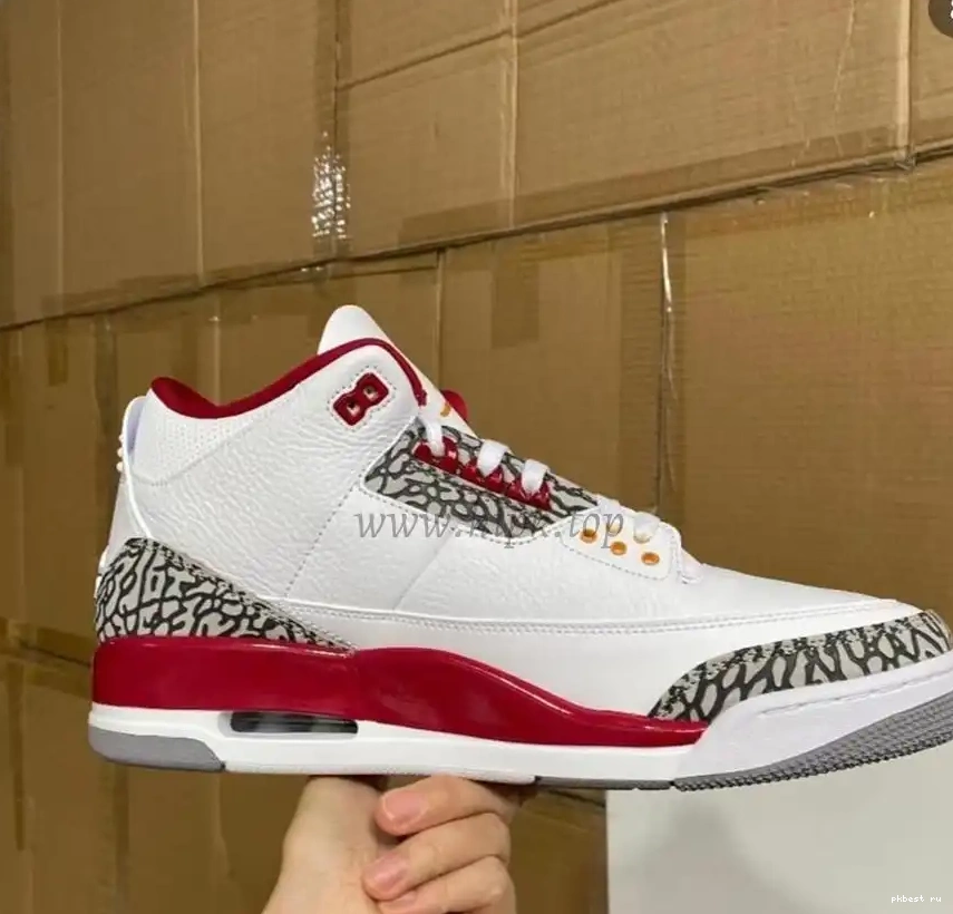 God Cardinal retro to air materials Pk ready 3 jordan ship Red retail 0527